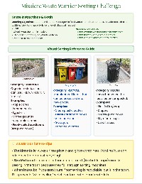 Food Waste Sorting Game