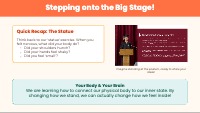 Non-Verbal Delivery: Posture and Stance