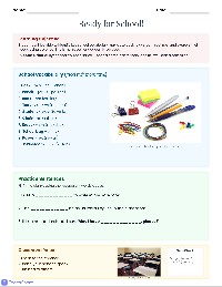 Welcome to School Essentials