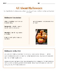 Celebrating Halloween