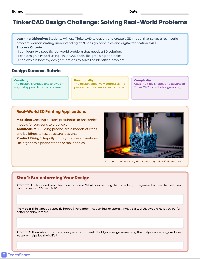 3D Design Challenge with TinkerCAD