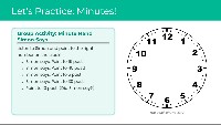 Introduction to the Minute Hand