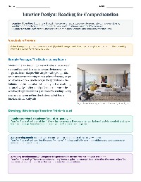 Interior Design Reading Comprehension