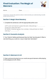 Create a final evaluation