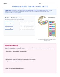 Heredity Recall: Genotypes vs Phenotypes