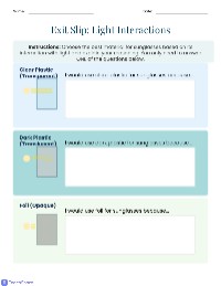 Exploring Light Interactions