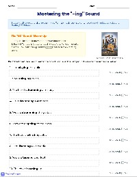 Making Music: Mastering the -ing Sound