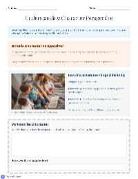 Character Perspective Centers