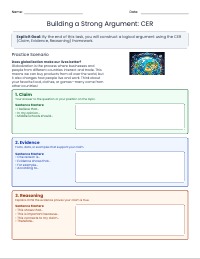 Mastering the CER Writing Framework
