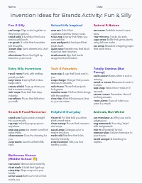 Invention Ideas and Brand Branding Activity
