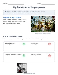 Learning About Self Control