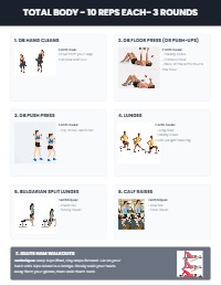 Core Speed & Total Body Workout
