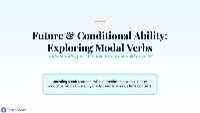 Future & Conditional Ability