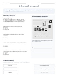 Informatika asoslari: Dastlabki tushunchalar