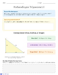 Introduction to Trigonometric Ratios