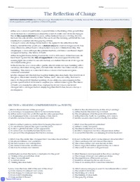 Literary Analysis and Comprehension Final Exam