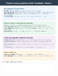 Reproductive Biology Game Overview