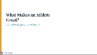 Exploring Sports Intelligences