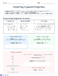 Understanding Exponent Properties
