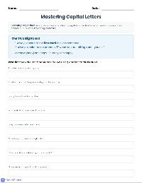 Capital Letters Practice