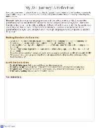 Introduction to American Sign Language