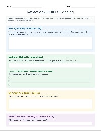 Student Reflection and Planning