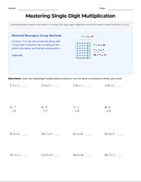 Mastering Basic Multiplication and Division Facts