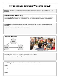 My ELD Journey: Goals and Reflection