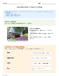 Story Setting Explorer