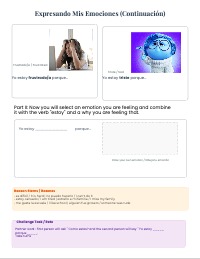 Expressing Emotions in Spanish: Task Cards
