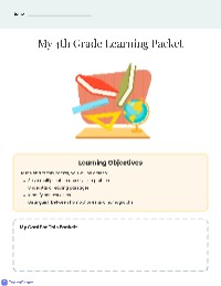 4th Grade Learning Packet Overview