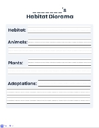 Animal Habitat Paper Plates