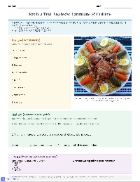 Rechta Text Analysis Worksheet