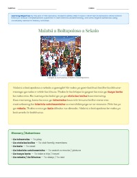 Malatsi a Boitapoloso: My Holiday Story