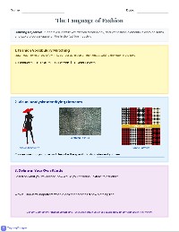 Fashion Elements and Careers