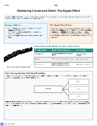 Mastering Cause and Effect Relationships