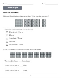 simplified wording and choices