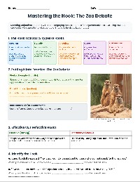 Creating Argumentative Essay Hooks