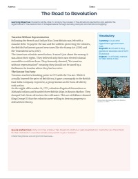 Building the Nation: The American Revolution