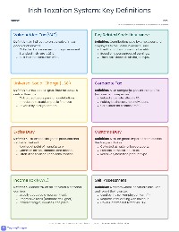 Irish Tax System Overview