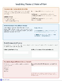 ELA II Literary Elements Practice