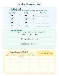 Weekly Math and ELA Activities
