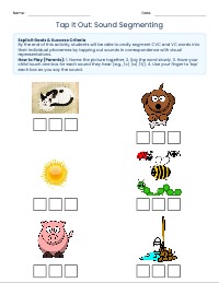 Fun With Sounds: Phoneme Segmentation Practice