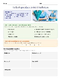 Healthcare Specialists Unit Review