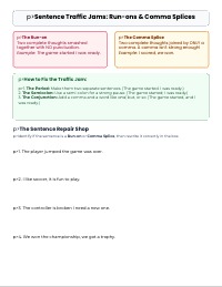 Mastering Sentences: From Fragments to Types