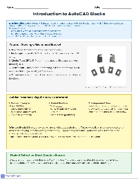 AutoCAD Block Functions Guide