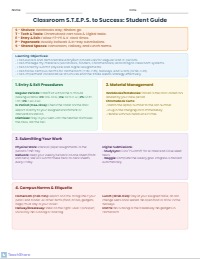 Mastering Classroom Routines and Academic Success