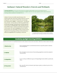 Analyzing Indiana Ecosystems: Evidence and Reasoning