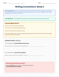 Mastering Writing Mechanics: A 36-Week Practice Workbook