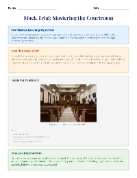 Mock Trial Vocabulary Guide